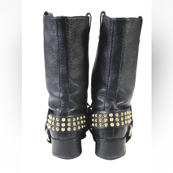 Zadig & Voltaire changeable studded buckle soft leather boots - Picture 4 of 15